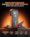 JOLTEKON 4500A Car Jump Starter with 150 PSI Air Compressor and Smart LCD Display