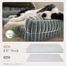 Bedsure ComfyFleece Orthopedic Dog Bed for Large Dogs with Washable Corduroy Cover