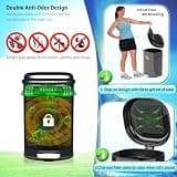 Meegood 18L 4.76-Gallon Heavy-Duty Stainless Steel Dog Waste Trash Can