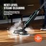 Pursteam ScrubMaster Motorized Steam Mop with Dual Rotating Power Pads