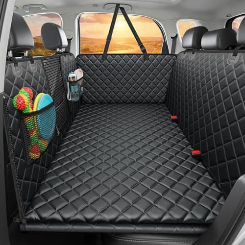 URPOWER Upgraded 550lb Capacity Waterproof Hard Bottom Back Seat Extender for Dogs