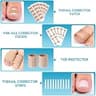 Comprehensive Ingrown Toenail Tool Kit with Corrector Drops and Patches