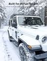 JOYTUTUS Anti-Slip Steel Running Boards Side Steps for Wrangler JL 4-Door