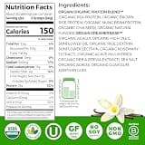 Orgain Organic Plant-Based Vegan Protein Powder with Prebiotic Fiber