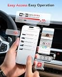 REDTIGER F7NP 4K Dual Dash Cam with 5.8GHz Wi-Fi, GPS, and Included Memory Card