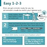 Skylink AT-1622BK 3/4 HPF Ultra-Quiet Smart Belt Drive Garage Door Opener