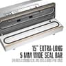 Weston Pro-2300 Commercial Grade External Vacuum Sealer Machine with 15-Inch Bar