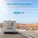 DVKNM AP7-2 Magnetic Solar Wireless Backup Camera with 7-Inch IPS Monitor