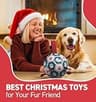 QDAN 6-Inch Interactive Dog Soccer Ball with Durable Nylon Grip Straps