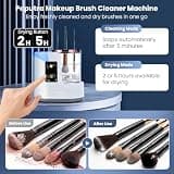 Poputra 3-in-1 Electric Makeup Brush Cleaner & Dryer with Touch Screen