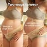 Frida Mom Dual Support Pregnancy Belly Band with Flexible Back Boning