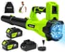laapee Brushless Cordless Leaf Blower with 650 CFM Airflow & Dual 4.0Ah