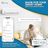 Senville SENA-30HF/D 28,000 BTU Dual Zone Mini Split Air Conditioner Heat Pump