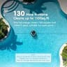 Obito H1 Lightweight Cordless Robotic Pool Cleaner, 130-Minute Runtime