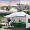 Quictent Commercial Grade Heavy Duty Pop-Up Canopy Tent with Removable Sidewalls (10x20)