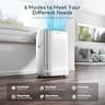 ZAFRO Smart Inverter 14,000 BTU Dual Hose Portable Air Conditioner Unit
