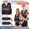 Sportneer Adjustable Weighted Vest Weights Set with Double-Lock System (2-18 Lbs)