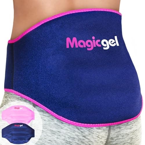 Magic Gel Reusable Ice Pack 2-Pack for Lumbar, Sciatic, and Tailbone Pain