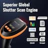 Tera HW0009 Pro Series 2D Wireless Barcode Scanner with Smart LCD Setting Screen