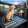 REEVAA XL Dog Truck Seat Cover with Reinforced Hard Bottom for SUVs and Trucks