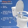 SAMODRA Ultra-Slim Hygienic Dual Nozzle Non-Electric Bidet Attachment