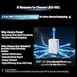 AEOCKY LEO-001 80-Pint Energy Star Dehumidifier with Copper Coils & Pump