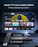 MOMOON 2500 ANSI Smart Projector with Auto Lens Cap and Google TV OS