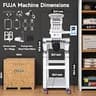 FUJA 10-Needle Commercial Embroidery Machine for Hat and Patch Production