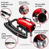 Adam's Polishes Air Cannon Car Dryer Blower with Heated Air and 30-Foot Hose