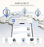 Veise VE012W-B Built-in Wi-Fi Fingerprint Smart Lock with Handle Set
