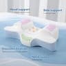 AM AEROMAX Contoured Memory Foam Back Sleep Training Beauty Sleep Pillow