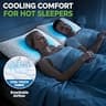 SUPA MODERN Adjustable Shredded Memory Foam Cooling Pillows with Bamboo Cover Set of 2