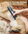 oneisall 2-Speed 3-in-1 Cat Grooming Kit with Dedicated Paw and Face Trimmer