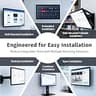 OuuOee 15.6-Inch All-in-One Industrial Panel PC with Built-In HDMI Output Port