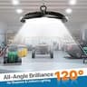 HYPERLITE 150W UFO LED High Bay Light Plug & Play 5000K Waterproof, 4-Pack