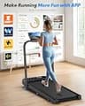 Cardirun 2-in-1 Under-Desk Walking Pad & Treadmill with 10% Manual Incline