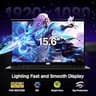 NIMO 15.6-Inch FHD Light-Gaming Laptop with AMD Ryzen 7 Pro 6850U and 32GB RAM