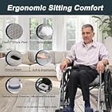 Ergonomic Innovations Medical Orthopedic Donut Pillow with Anti-Slip Base