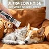 Gooad Low-Noise Cordless Pet Clippers with Built-in Light and Paw Trimmer Head