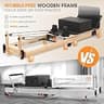 PAETA Premium Wooden Foldable Pilates Reformer Machine with Sitting Box