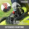 SnapFresh 40V 17-Inch Brushless Cordless Lawn Mower with Dual 5.0Ah Batteries