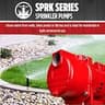 Red Lion RL-SPRK150 Cast Iron Sprinkler & Irrigation Pump, 1.5 HP, 71 GPM