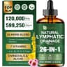Migcopat 26-in-1 Liposomal Lymphatic Drainage Drops, Natural Raspberry Flavor