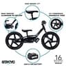 STACYC 16eDRIVE Brushless Electric Balance Bike with 16-Inch Pneumatic Wheels