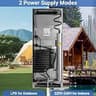 SMETA 10.2 Cu.Ft. Full-Size Propane Fridge with Reversible Door for Off-Grid Homes