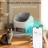 Invengo Automatic Cat Litter Box CATBOX-Mini-F Open-Top Space-Saving Design