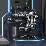 Yaheetech High Back Ergonomic Gaming Chair with Electric Lumbar Massage