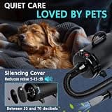 Blanlody 5.2HP Professional High Velocity Dog Hair Blower Grooming Dryer