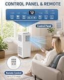 PeakPursuit 8,000 BTU Portable Air Conditioner with Adjustable Window Kit