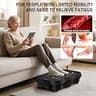 GLYLF 450 lbs Vibration Plate Exercise Machine with Magnetic Foot Massage